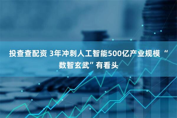 投查查配资 3年冲刺人工智能500亿产业规模 “数智玄武”有看头